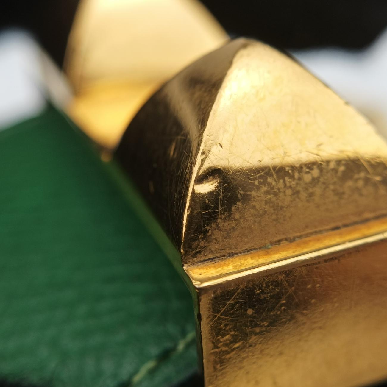 Collier de chien Green×golden Leather × GP 〇Xコリエ ド シアン グリーン×ゴールド レザー×GP 〇X