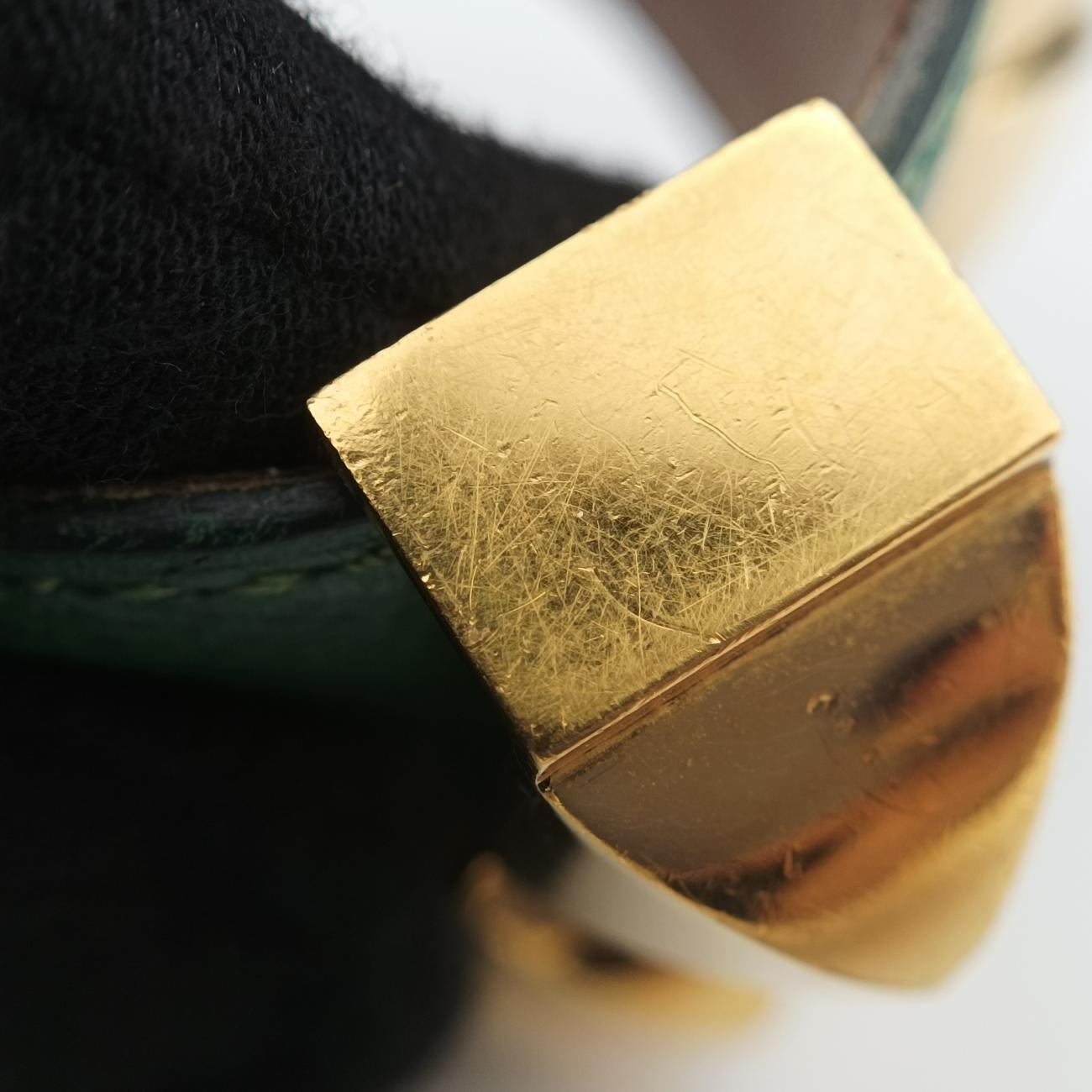 Collier de chien Green×golden Leather × GP 〇Xコリエ ド シアン グリーン×ゴールド レザー×GP 〇X