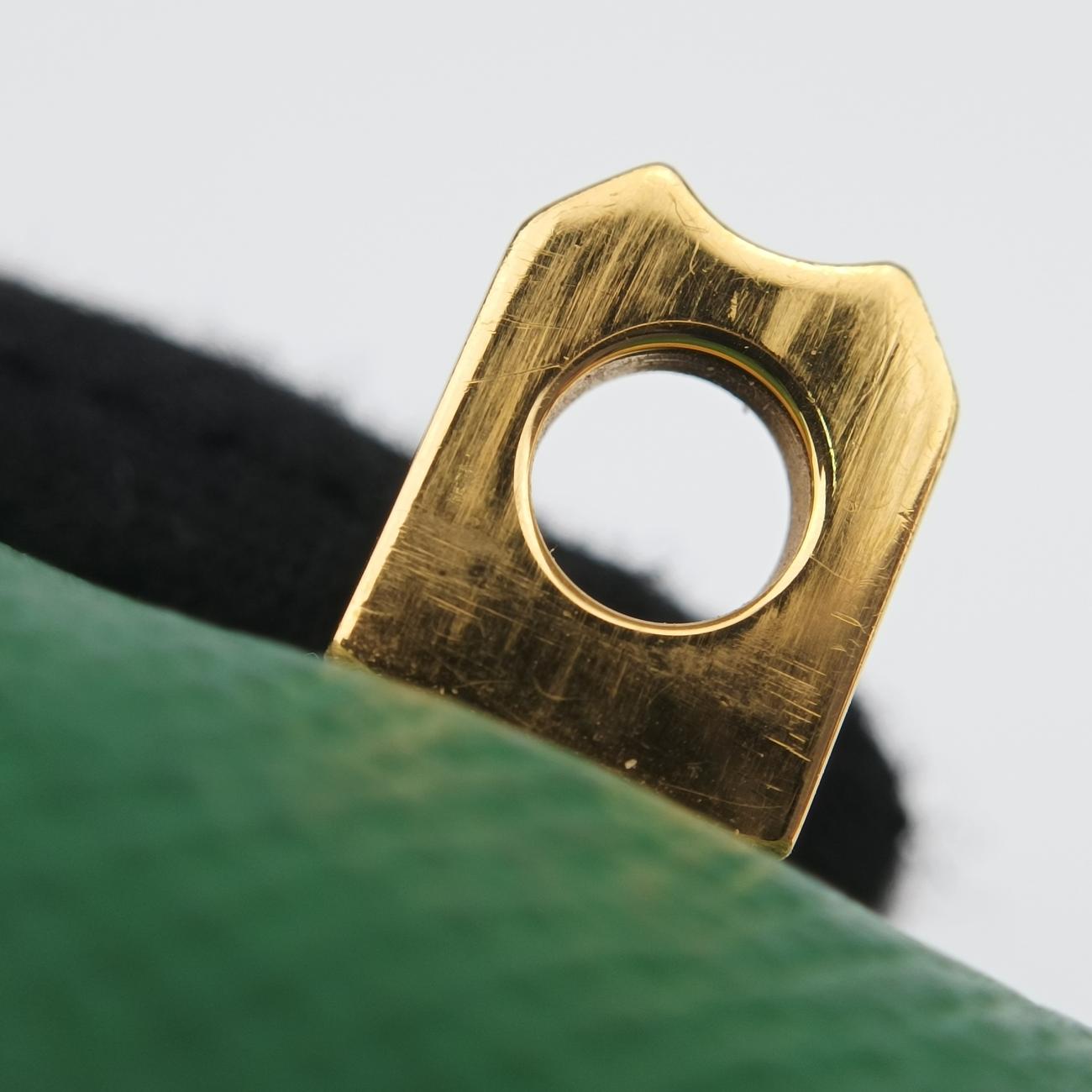 Collier de chien Green×golden Leather × GP 〇Xコリエ ド シアン グリーン×ゴールド レザー×GP 〇X