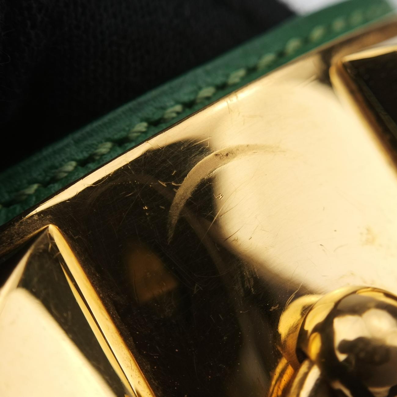 Collier de chien Green×golden Leather × GP 〇Xコリエ ド シアン グリーン×ゴールド レザー×GP 〇X