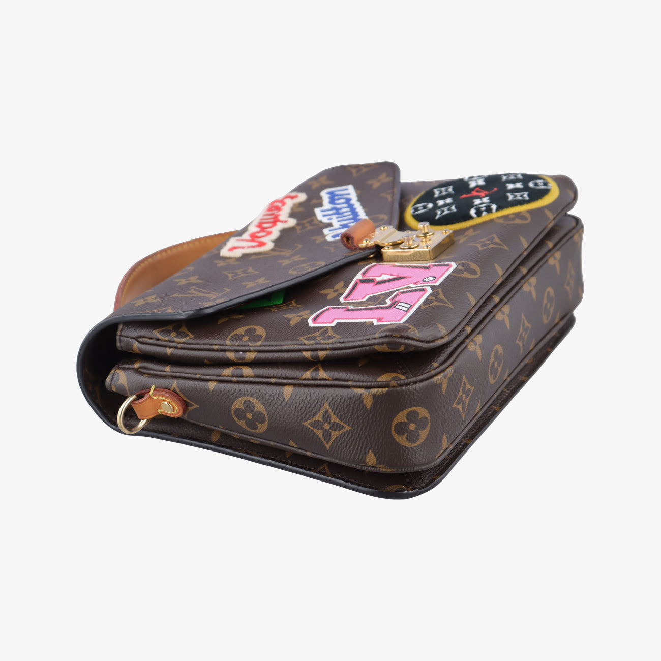 Pochette MéTIS MM Brown×multi Monogram Patches M43991 DR3188ポシェット メティス モノグラム/ブラウン系×マルチ モノグラムパッチーズ M43991 DR3188