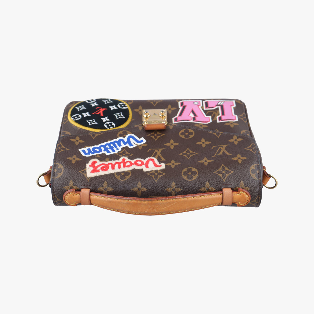 Pochette MéTIS MM Brown×multi Monogram Patches M43991 DR3188ポシェット メティス モノグラム/ブラウン系×マルチ モノグラムパッチーズ M43991 DR3188