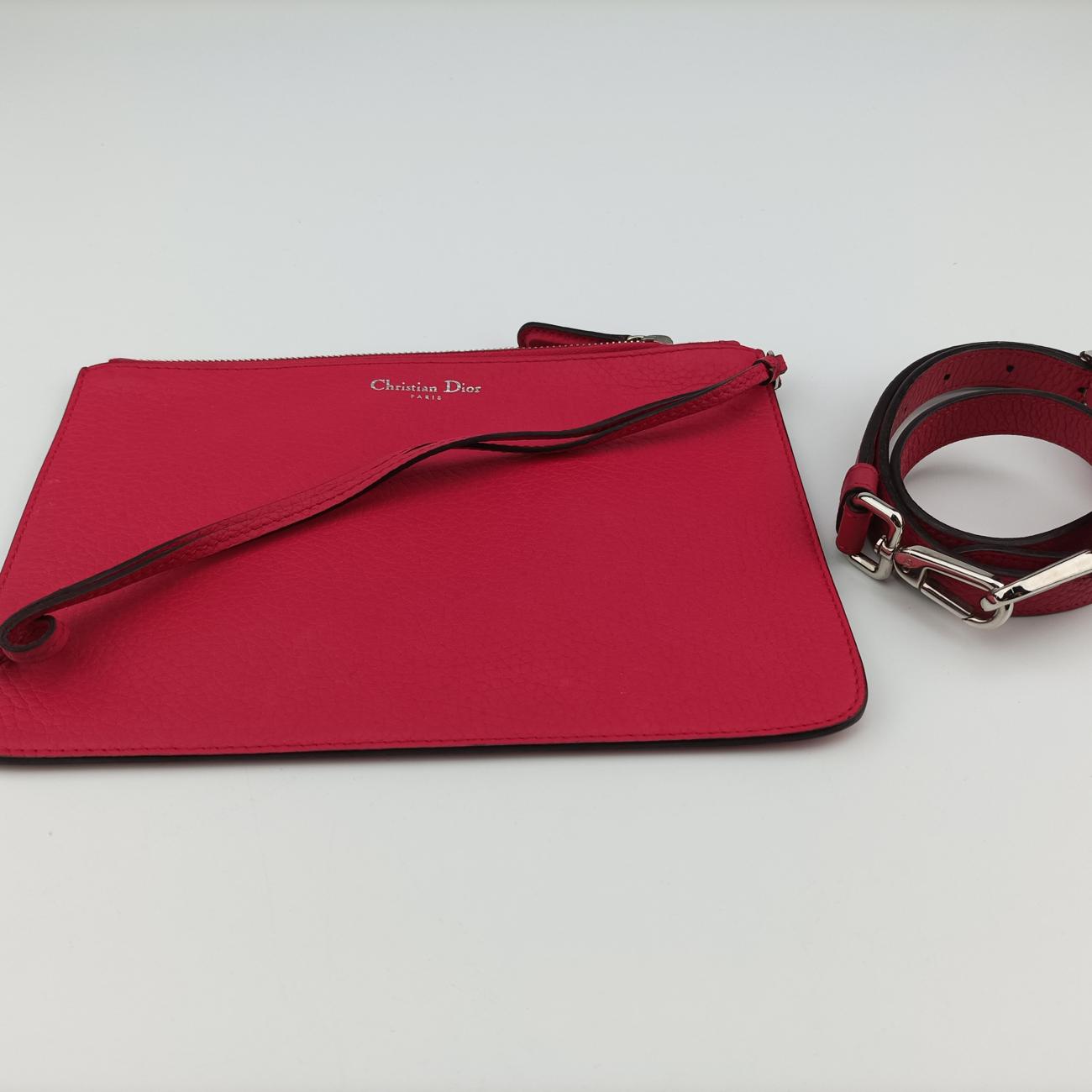 Diorissimo Rose Leather 09-MA-0173ディオリッシモ ローズ レッド レザー 09-MA-0173