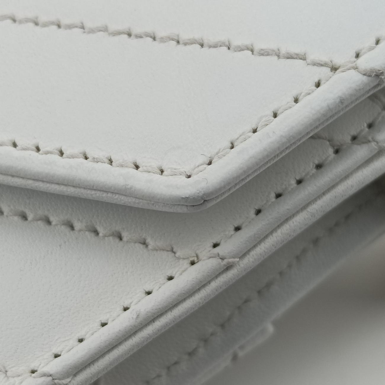 Monogram Bicolor Envelope White Leather 354489 ARS354489.0214モノグラム バイカラー エンベロープ ホワイト レザー 354489 ARS354489.0214