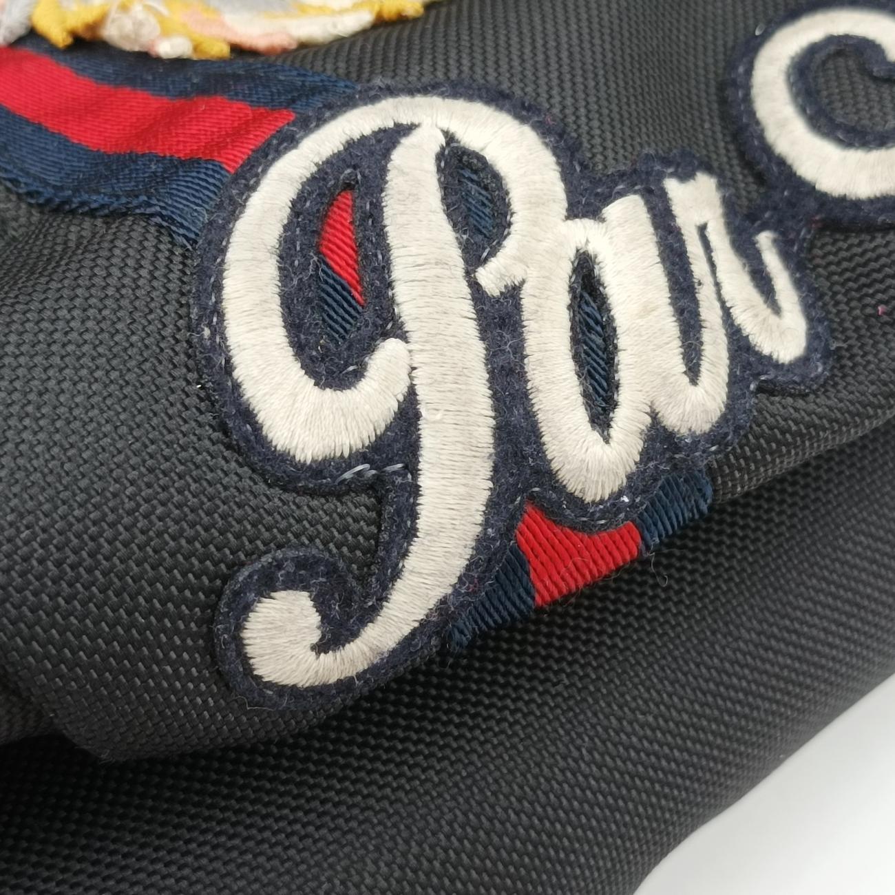 Embroidered Tiger Web Sherry LineBlack×MulticolourCanvas429037F019941959シェリーライン エンブロイダリータイガーブラック×マルチカラーキャンバス429037F019941959