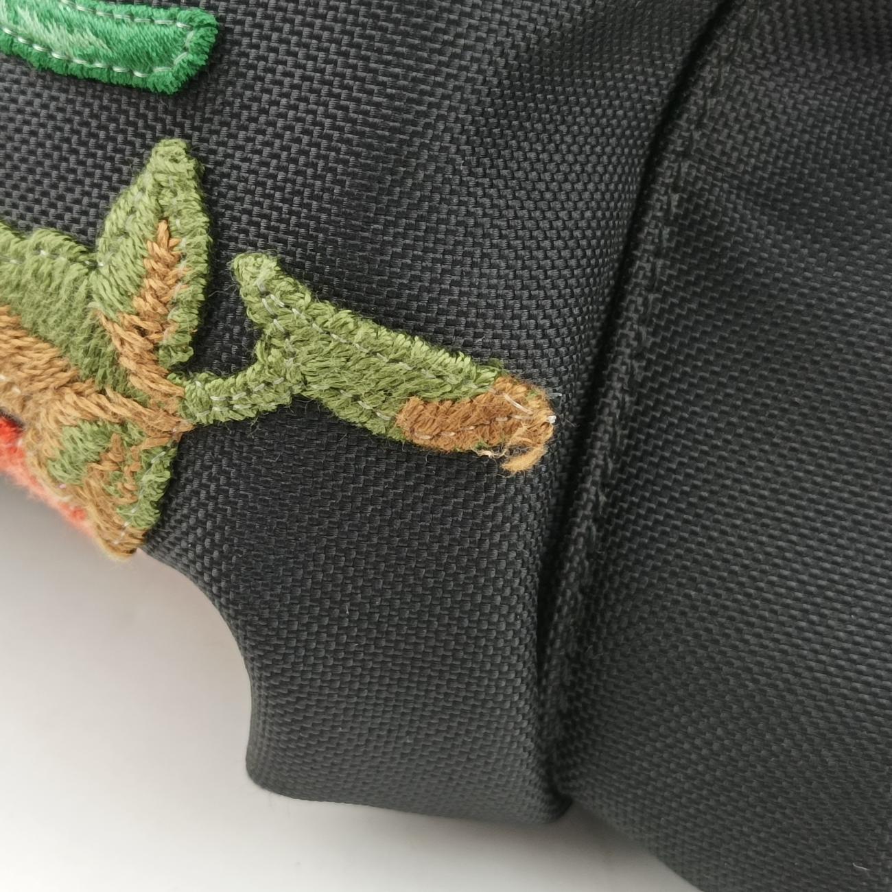 Embroidered Tiger Web Sherry LineBlack×MulticolourCanvas429037F019941959シェリーライン エンブロイダリータイガーブラック×マルチカラーキャンバス429037F019941959