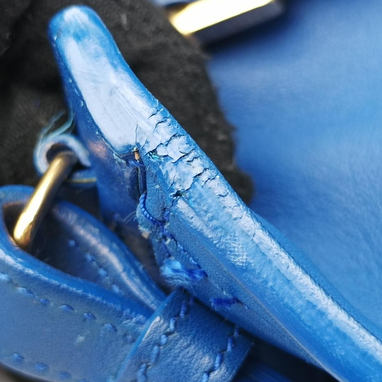 BABY CABAS Blue Leather 394461 DMR394461.0315ベイビーカバス ブルー レザー 394461 DMR394461.0315