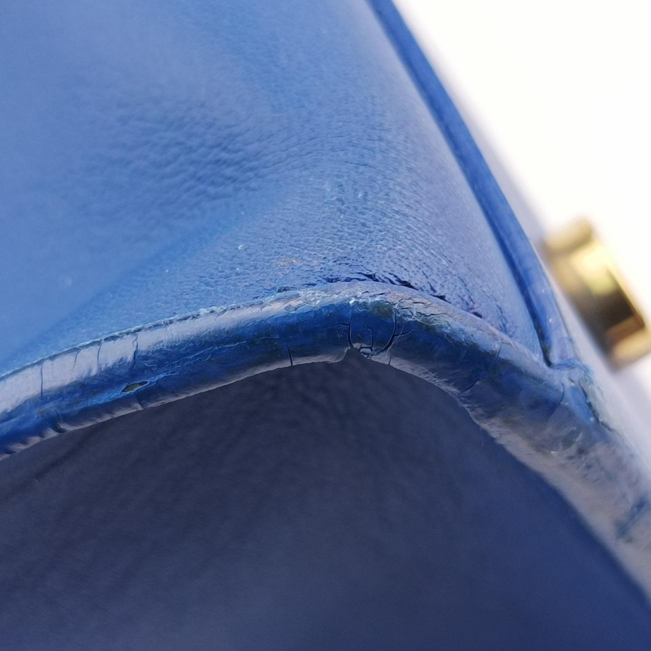 BABY CABAS Blue Leather 394461 DMR394461.0315ベイビーカバス ブルー レザー 394461 DMR394461.0315