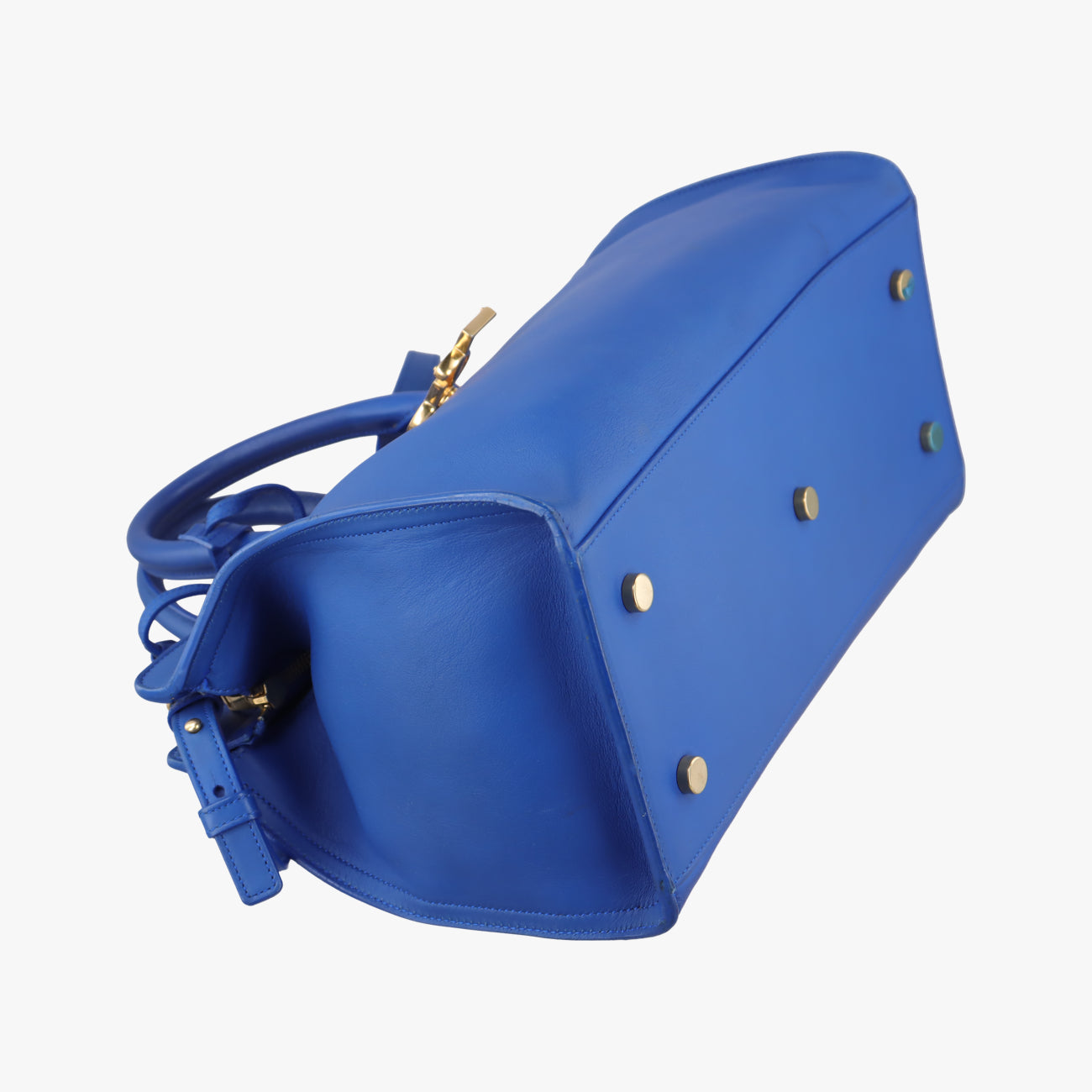 BABY CABAS Blue Leather 394461 DMR394461.0315ベイビーカバス ブルー レザー 394461 DMR394461.0315