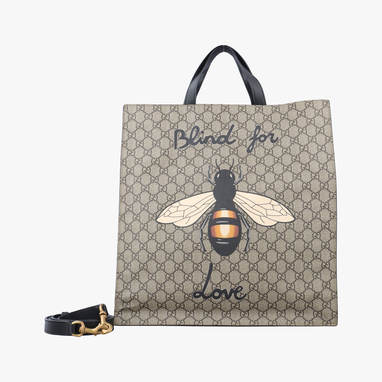 GG Supreme Bee Brown PVC coated canvas 450950 B022787661GGスプリーム キングスネーク ブラウン PVCコーティングキャンバス 450950 B022787661