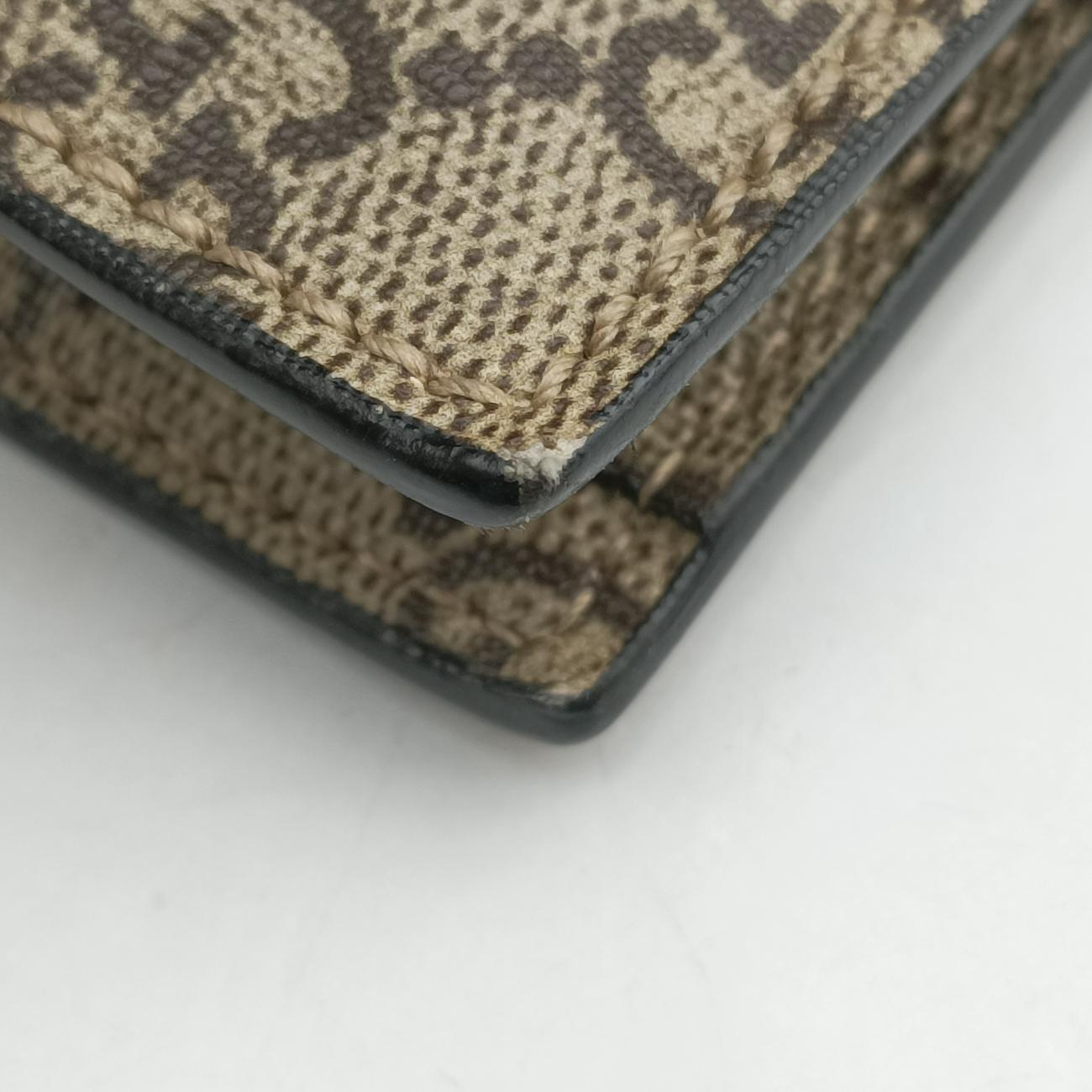 GG Supreme Bee Brown PVC coated canvas 450950 B022787661GGスプリーム キングスネーク ブラウン PVCコーティングキャンバス 450950 B022787661
