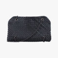Duo Intrecciato Black lambskin B03448063Qデュオ イントレチャート ブラック ラムスキン B03448063Q