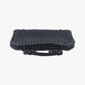 Duo Intrecciato Black lambskin B03448063Qデュオ イントレチャート ブラック ラムスキン B03448063Q