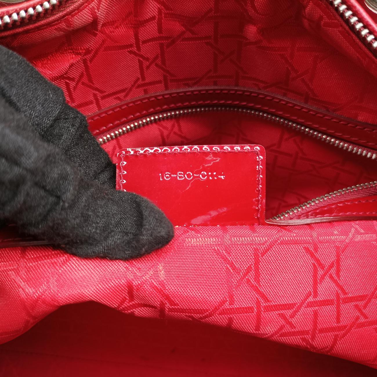 Lady Dior Red patent 16-BO-0114レディディオール レッド パテント 16-BO-0114