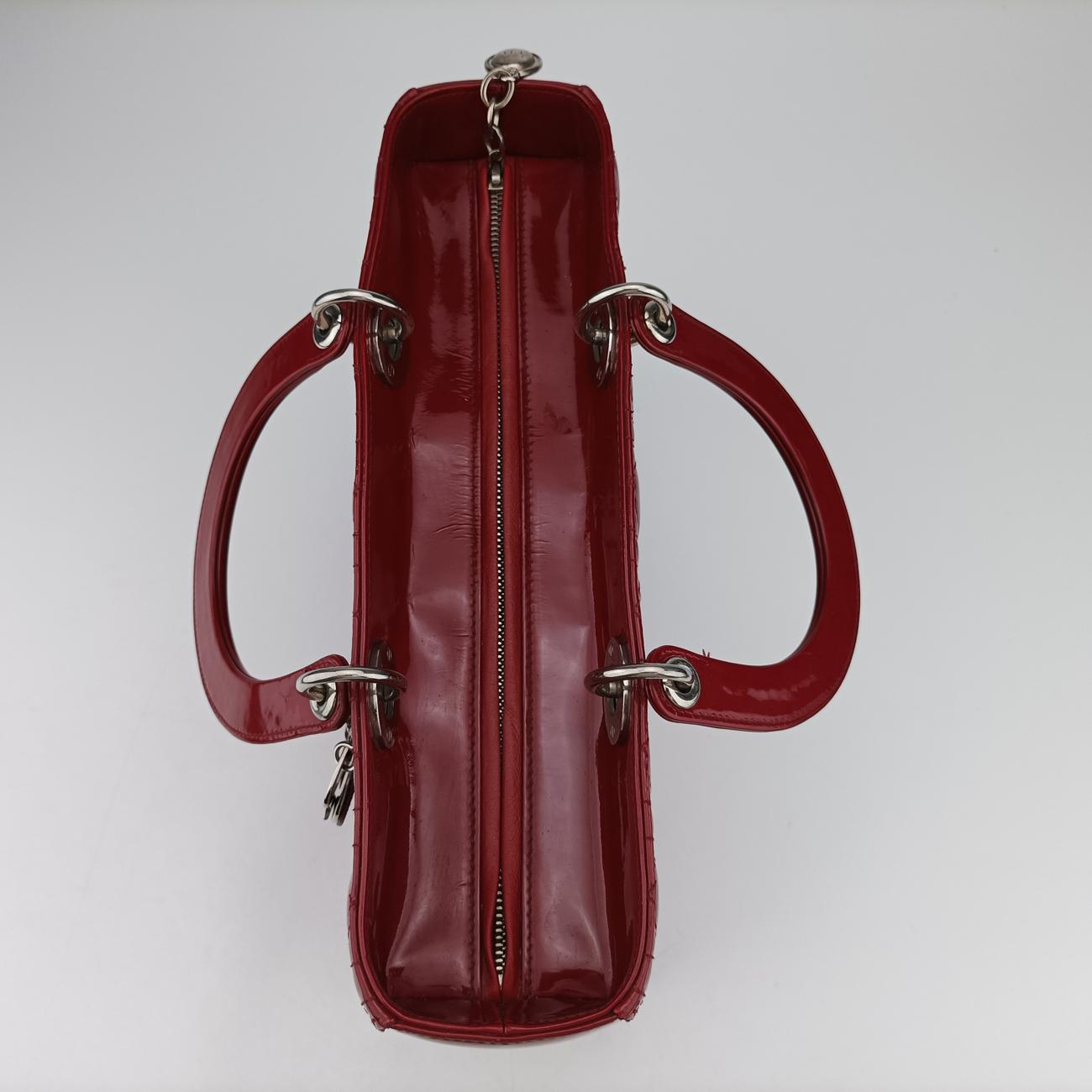 Lady Dior Red patent 16-BO-0114レディディオール レッド パテント 16-BO-0114