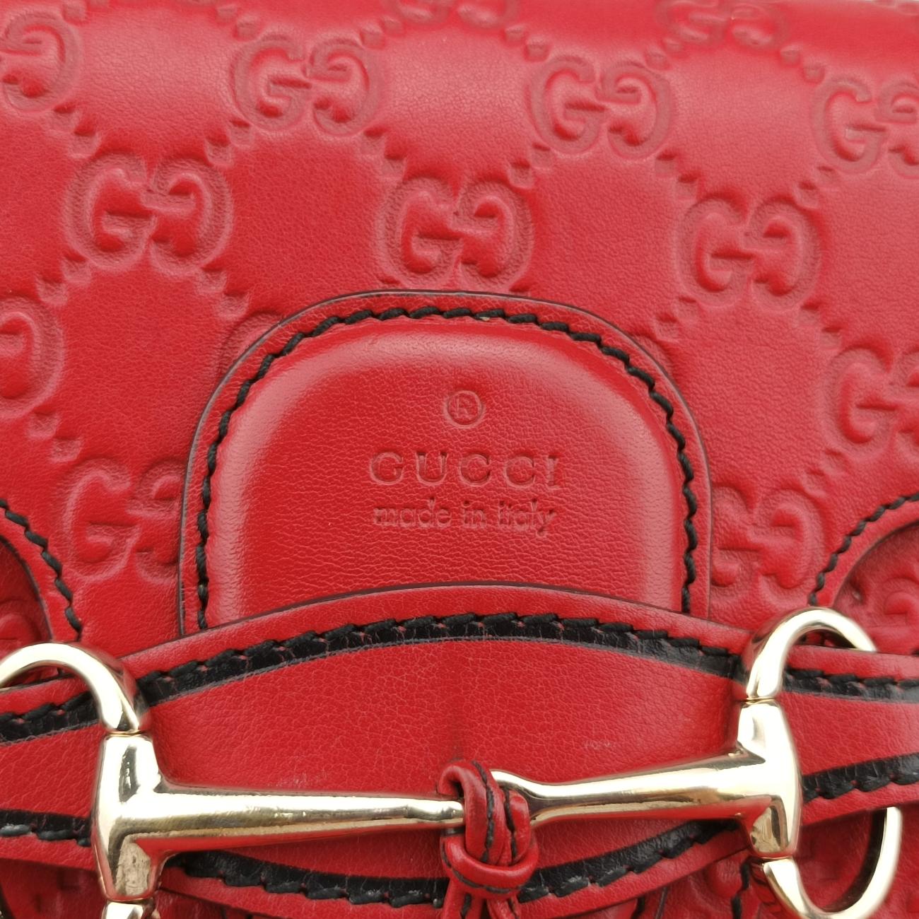 Emily Red Leather 295403 G012202809エミリー レッド レザー 295403 G012202809