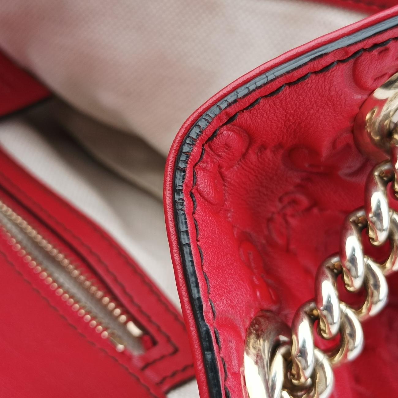 Emily Red Leather 295403 G012202809エミリー レッド レザー 295403 G012202809