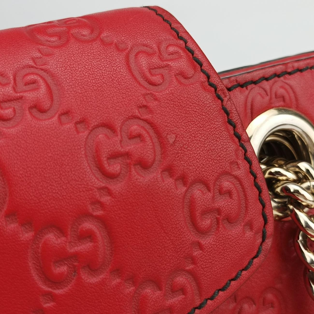 Emily Red Leather 295403 G012202809エミリー レッド レザー 295403 G012202809