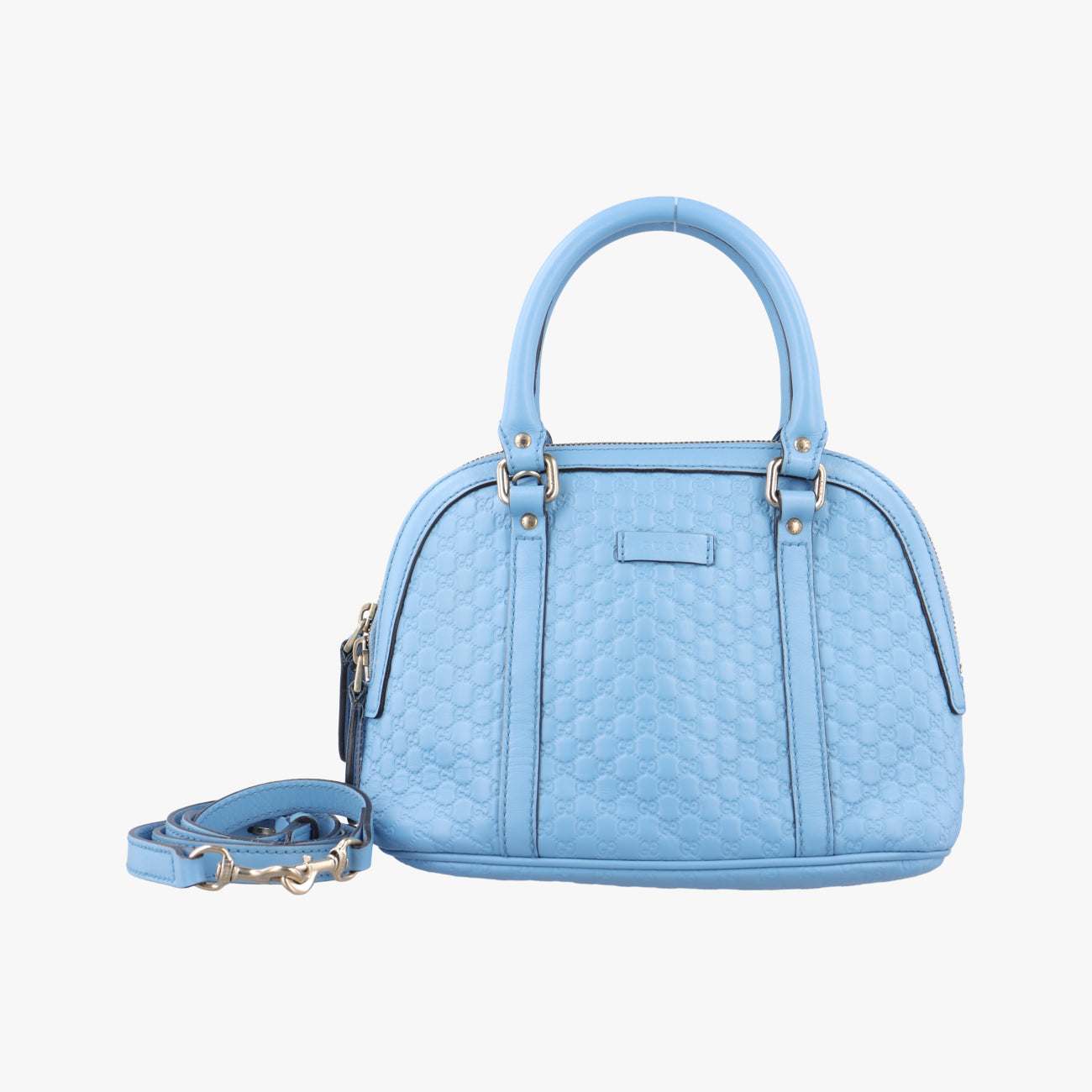 Microguccissima Blue Leather 449654 F021056695マイクログッチシマ ブルー レザー 449654 F021056695