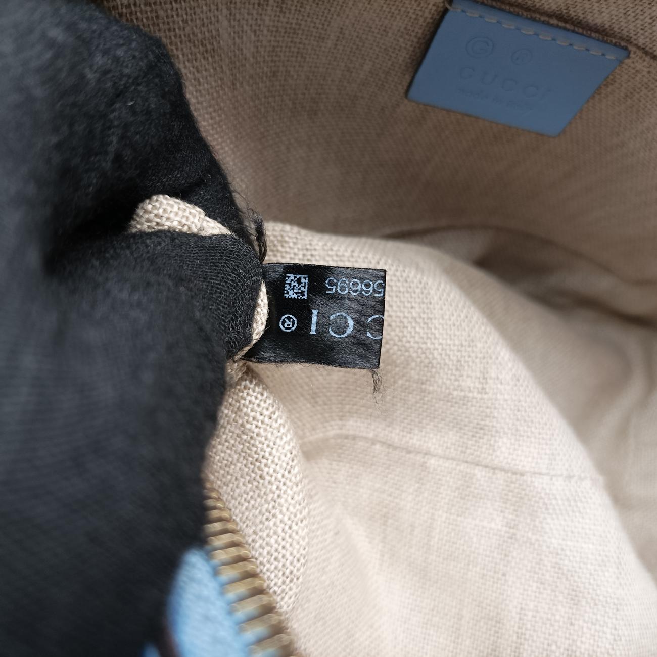 Microguccissima Blue Leather 449654 F021056695マイクログッチシマ ブルー レザー 449654 F021056695