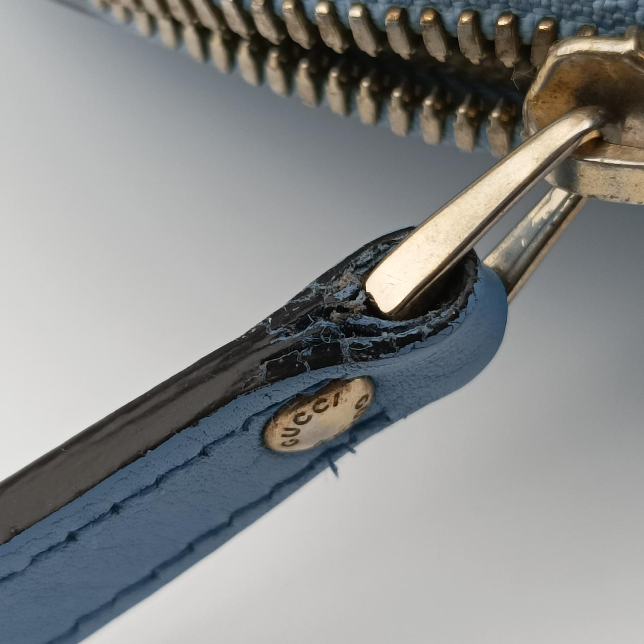 Microguccissima Blue Leather 449654 F021056695マイクログッチシマ ブルー レザー 449654 F021056695