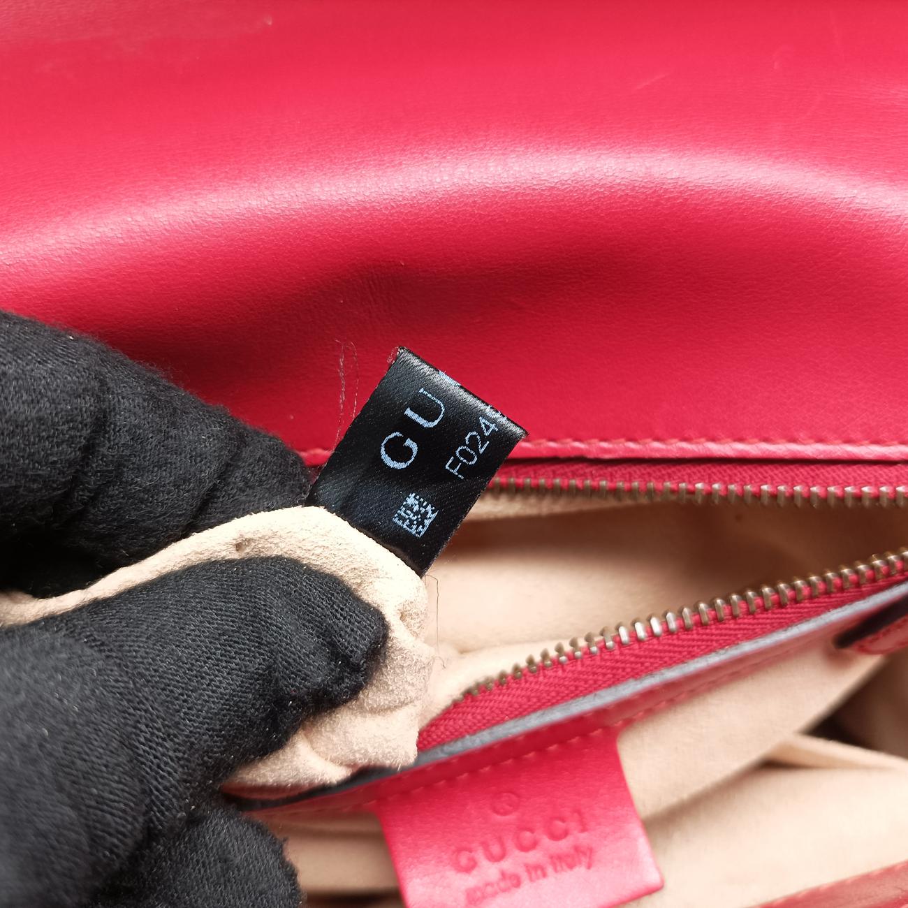 GG Marmont Red Leather F024930433GGマーモント レッド レザー 498110 F024930433