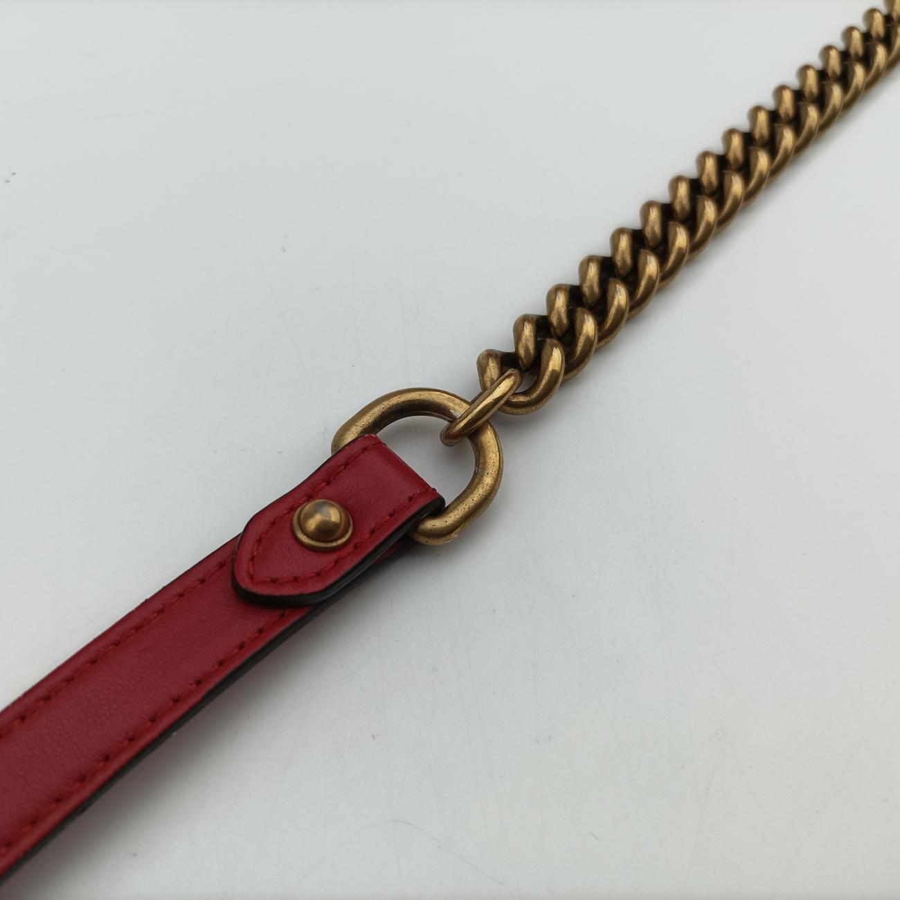 GG Marmont Red Leather F024930433GGマーモント レッド レザー 498110 F024930433