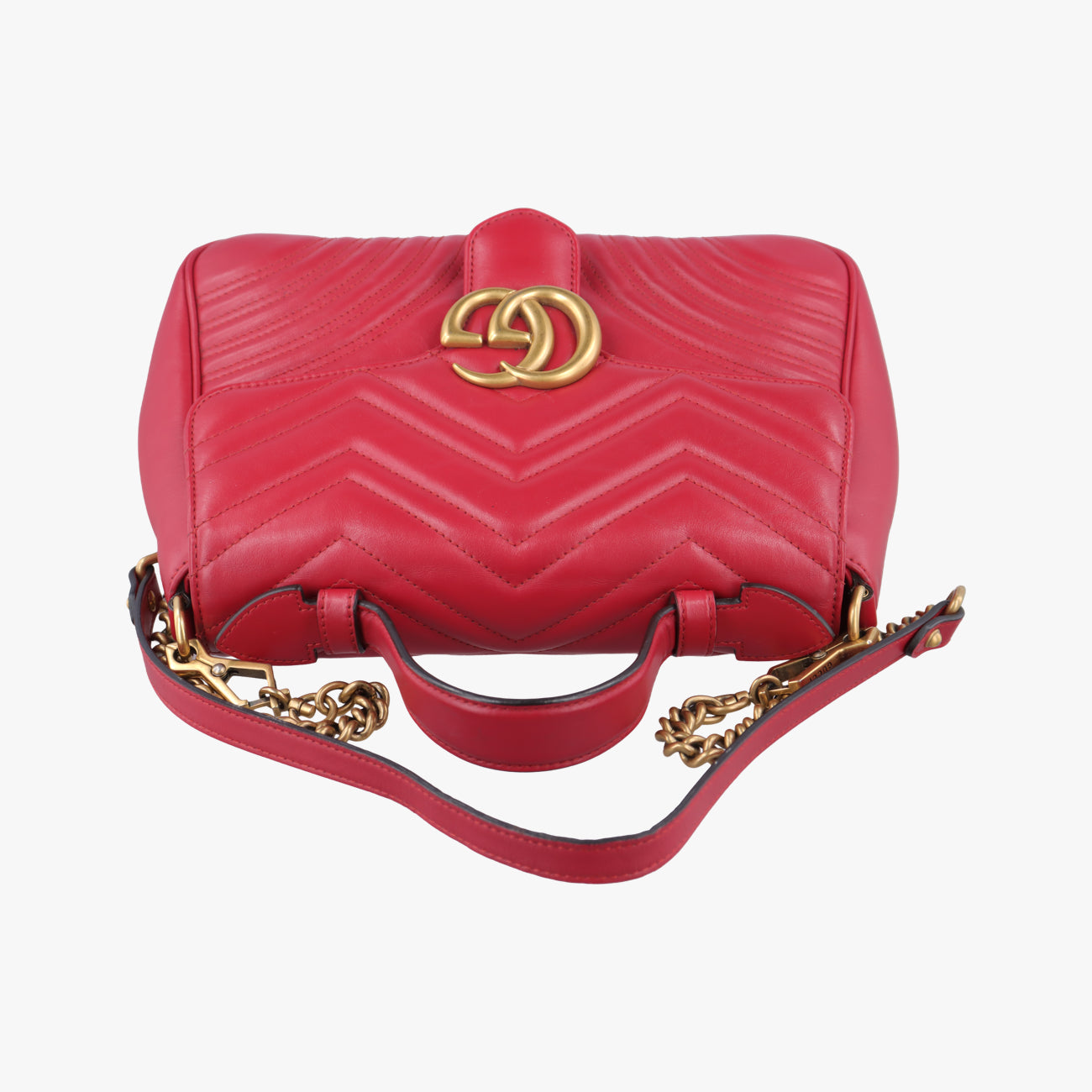 GG Marmont Red Leather F024930433GGマーモント レッド レザー 498110 F024930433