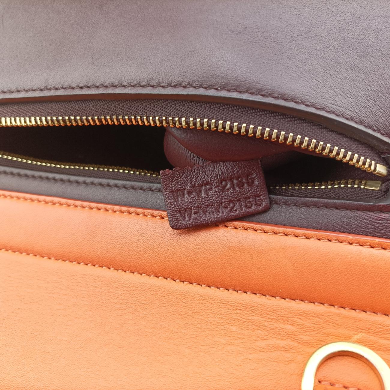 Trapèze Orange×Brown Leather W-VP-2135 W-MM-2155トラペーズ オレンジ x ブラウン レザー W-VP-2135 W-MM-2155