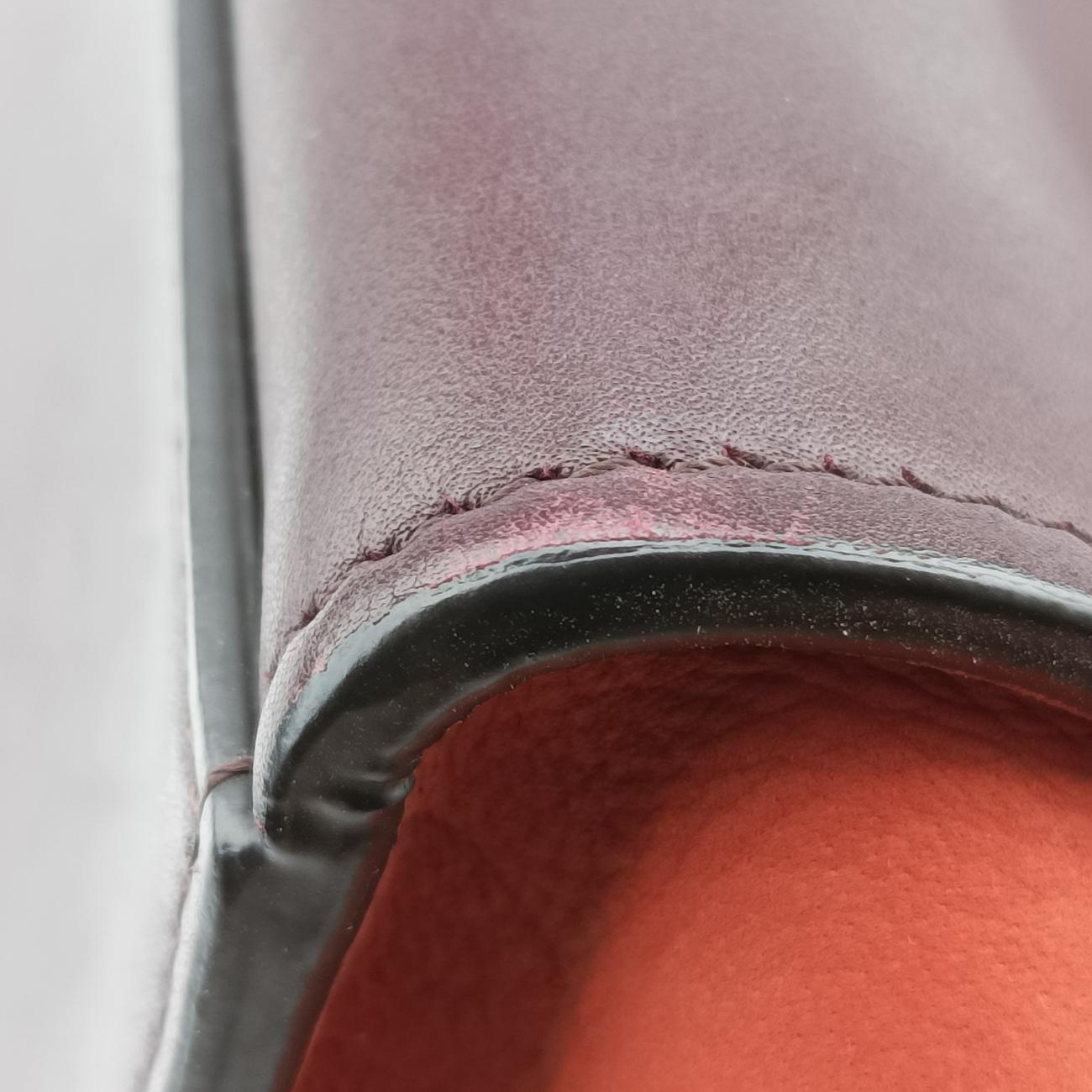 Trapèze Orange×Brown Leather W-VP-2135 W-MM-2155トラペーズ オレンジ x ブラウン レザー W-VP-2135 W-MM-2155