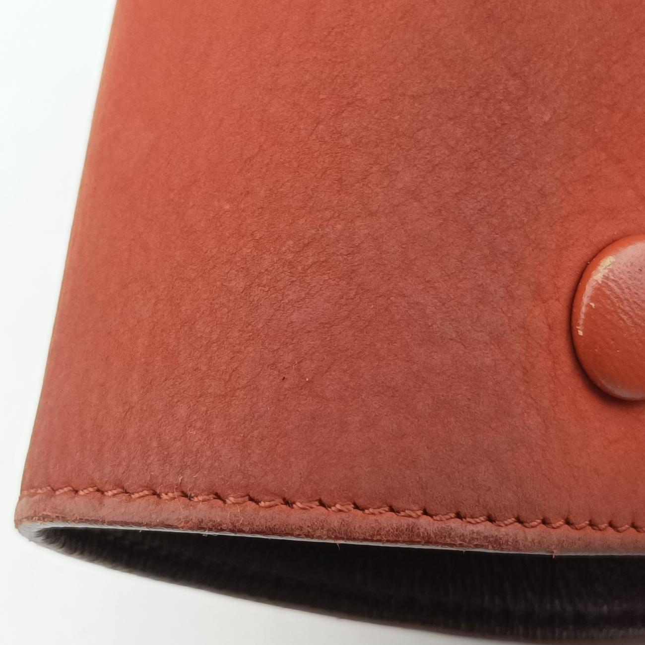 Trapèze Orange×Brown Leather W-VP-2135 W-MM-2155トラペーズ オレンジ x ブラウン レザー W-VP-2135 W-MM-2155