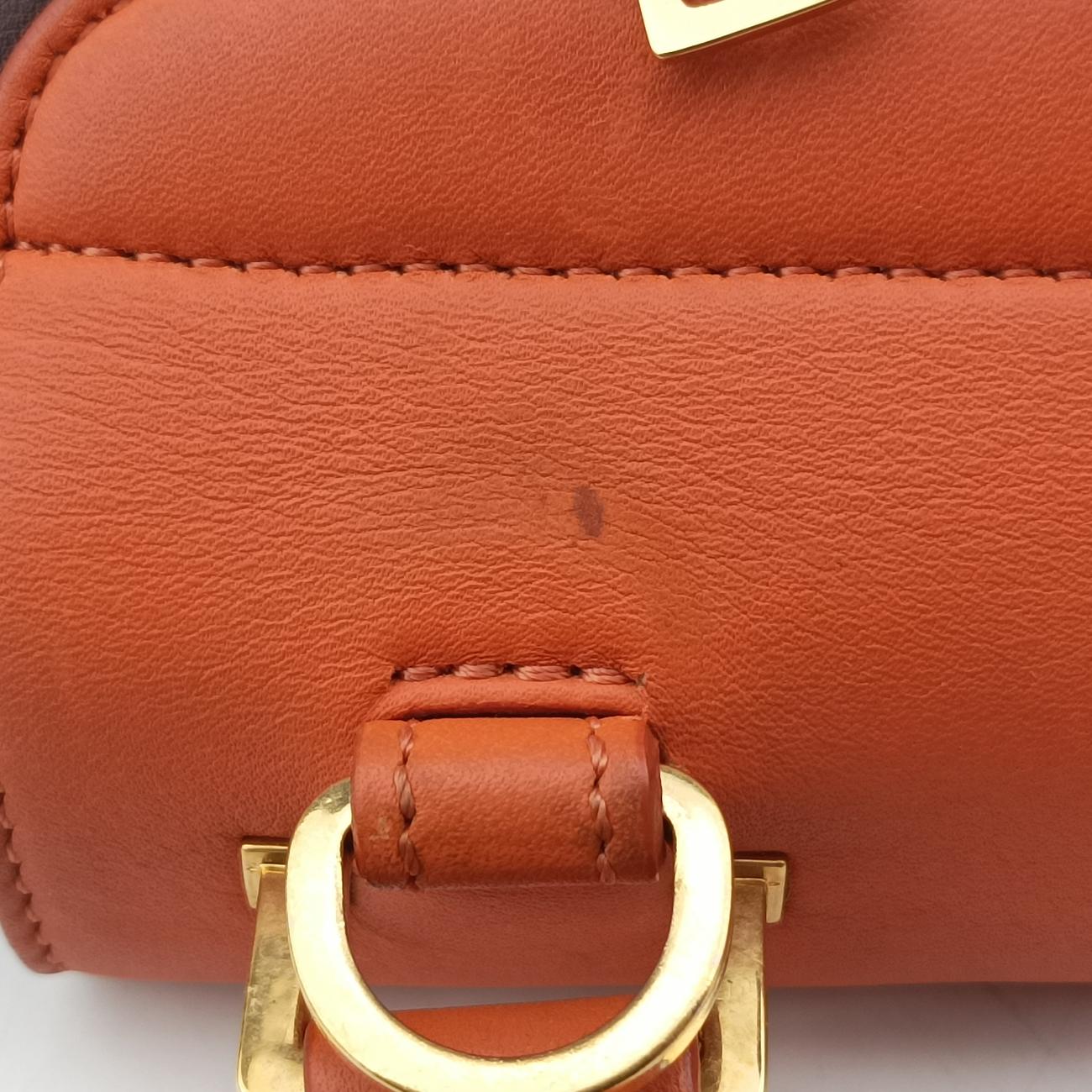 Trapèze Orange×Brown Leather W-VP-2135 W-MM-2155トラペーズ オレンジ x ブラウン レザー W-VP-2135 W-MM-2155