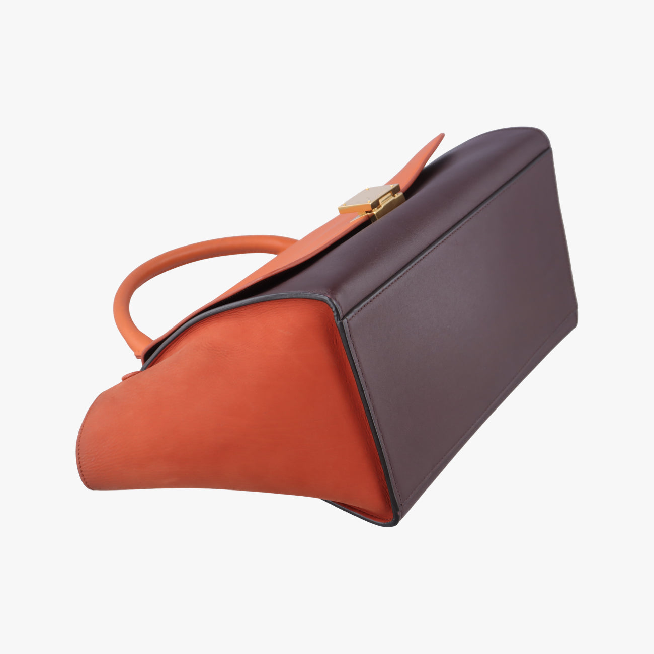 Trapèze Orange×Brown Leather W-VP-2135 W-MM-2155トラペーズ オレンジ x ブラウン レザー W-VP-2135 W-MM-2155