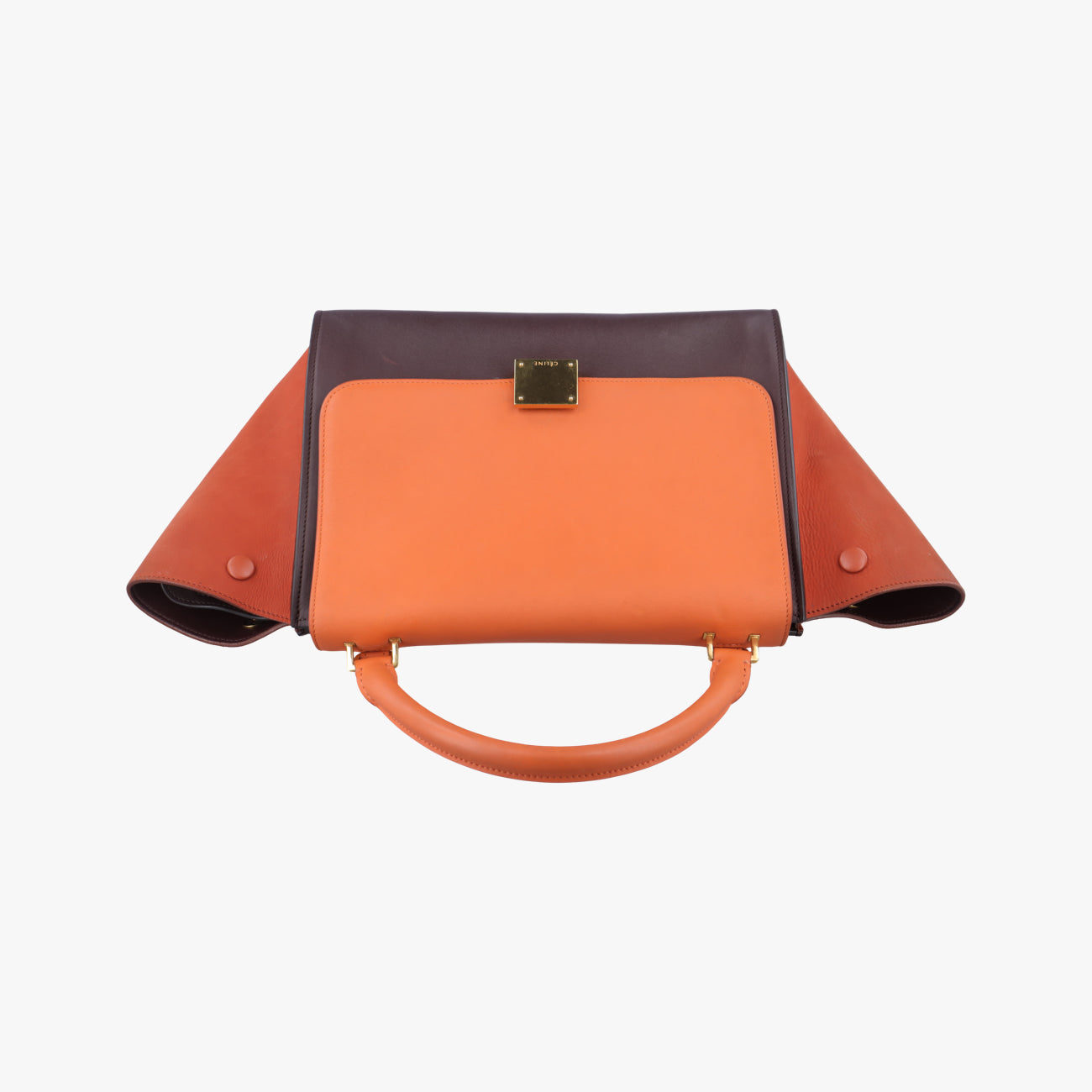 Trapèze Orange×Brown Leather W-VP-2135 W-MM-2155トラペーズ オレンジ x ブラウン レザー W-VP-2135 W-MM-2155