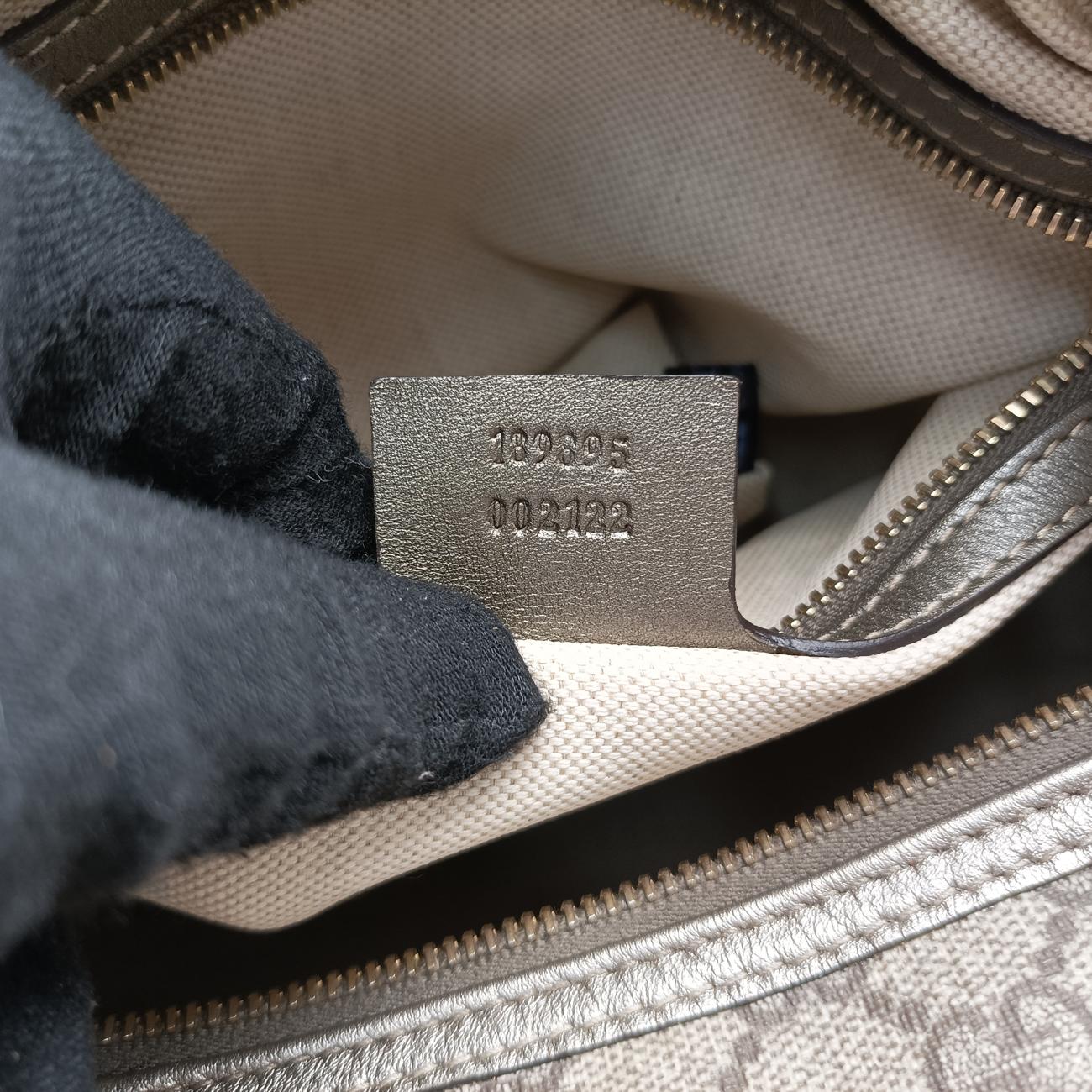 UNICEF Joy Beige×Green×multicolor PVC coated canvas 189895 E5692158ユニセフ ジョイ ベージュ×グリーン×マルチカラー PVCコーティングキャンバス 189895 E5692158