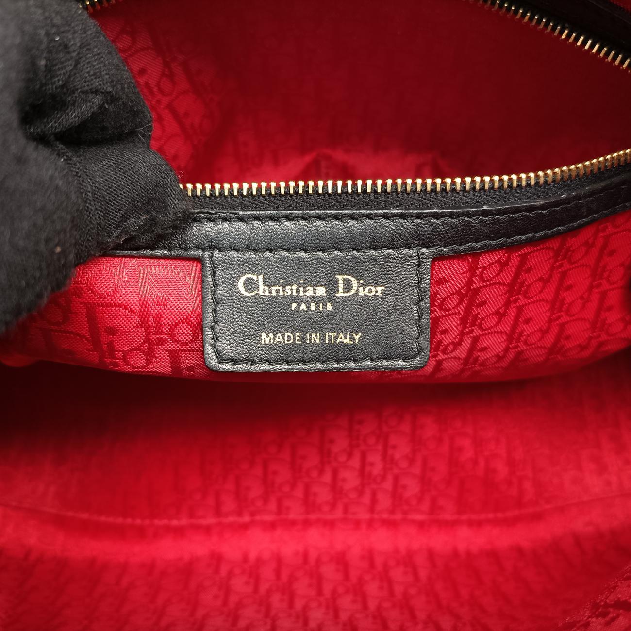 Lady Dior Black lambskin 05-MA-1120レディディオール ブラック ラムスキン 05-MA-1120