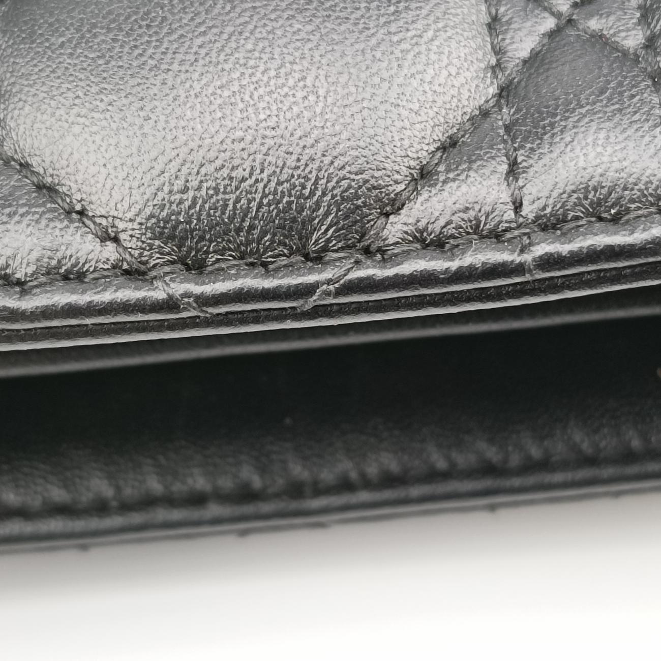 Lady Dior Black lambskin 05-MA-1120レディディオール ブラック ラムスキン 05-MA-1120