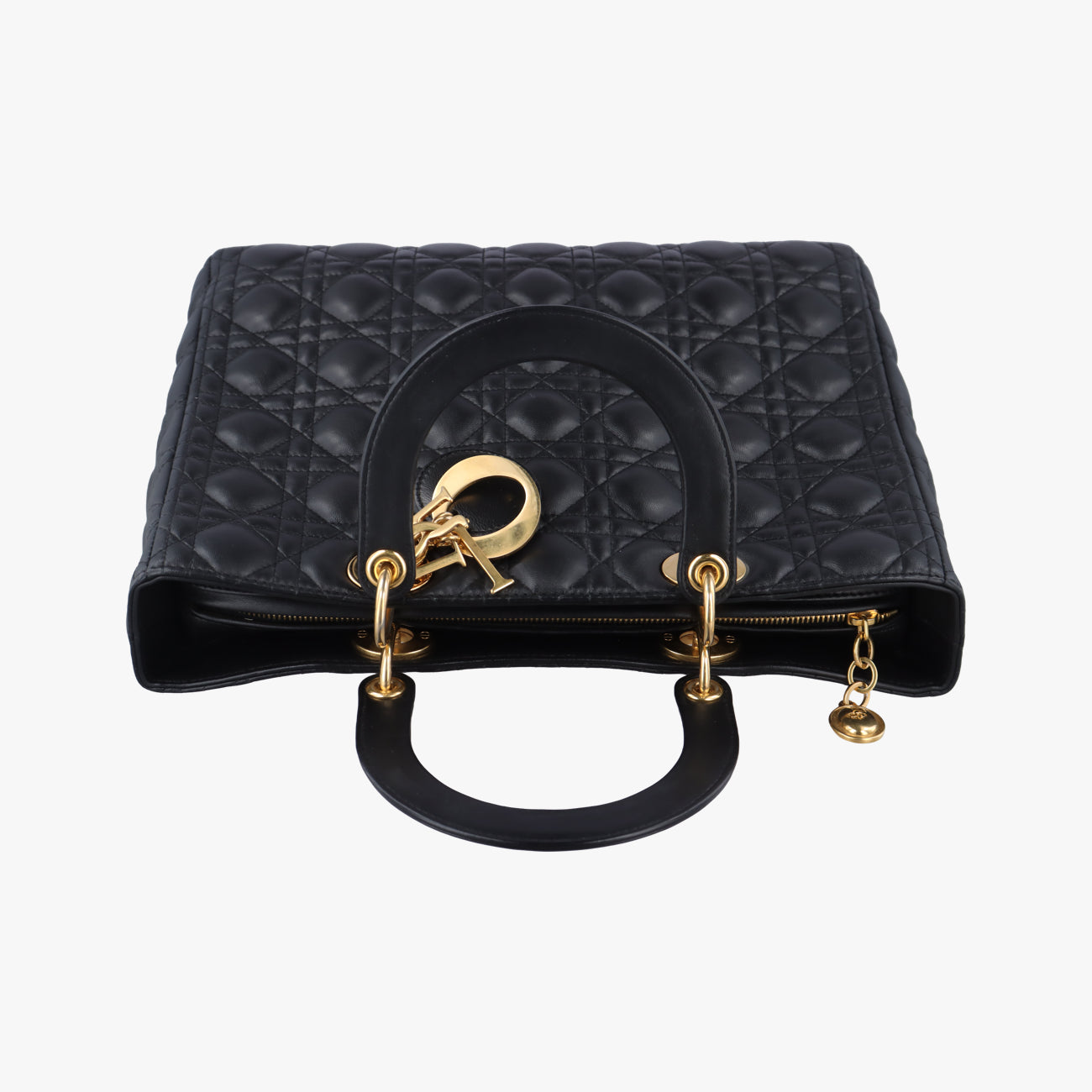 Lady Dior Black lambskin 05-MA-1120レディディオール ブラック ラムスキン 05-MA-1120
