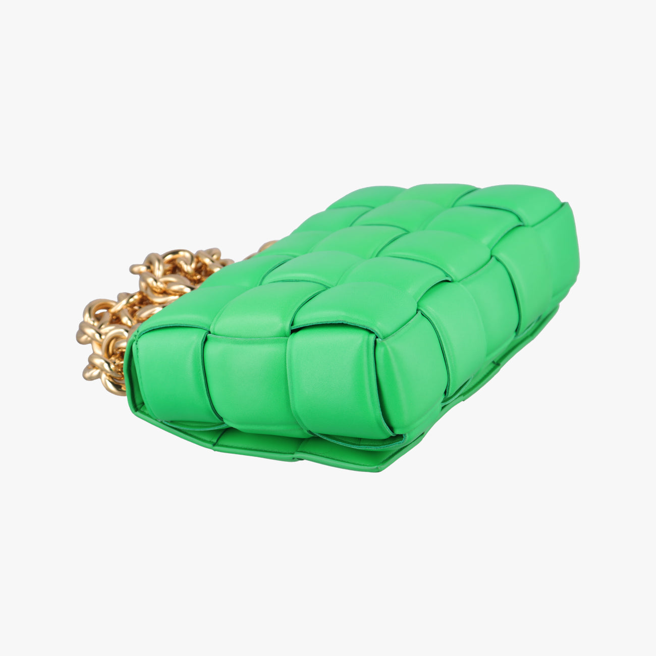 The Chain Cassette Green lambskin B09108320Pザ チェーン カセット グリーン ラムスキン B09108320P