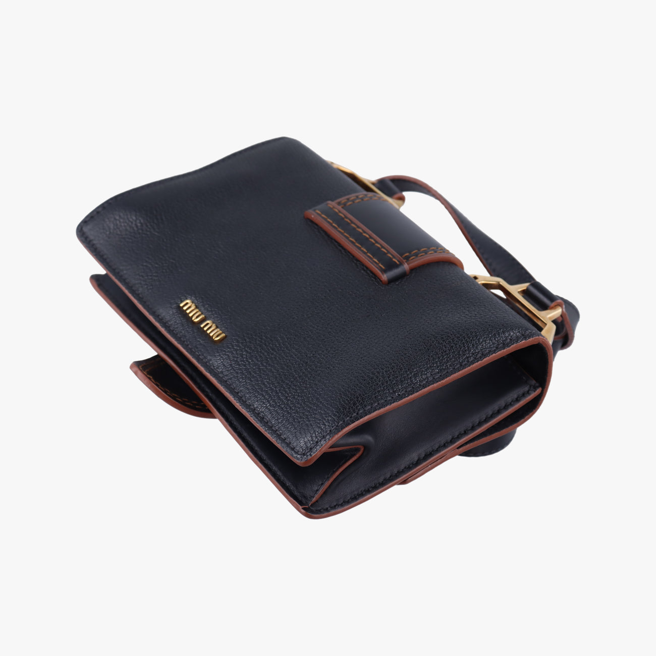 Miu LadyBlackLeather235ミュウレディブラックレザー235