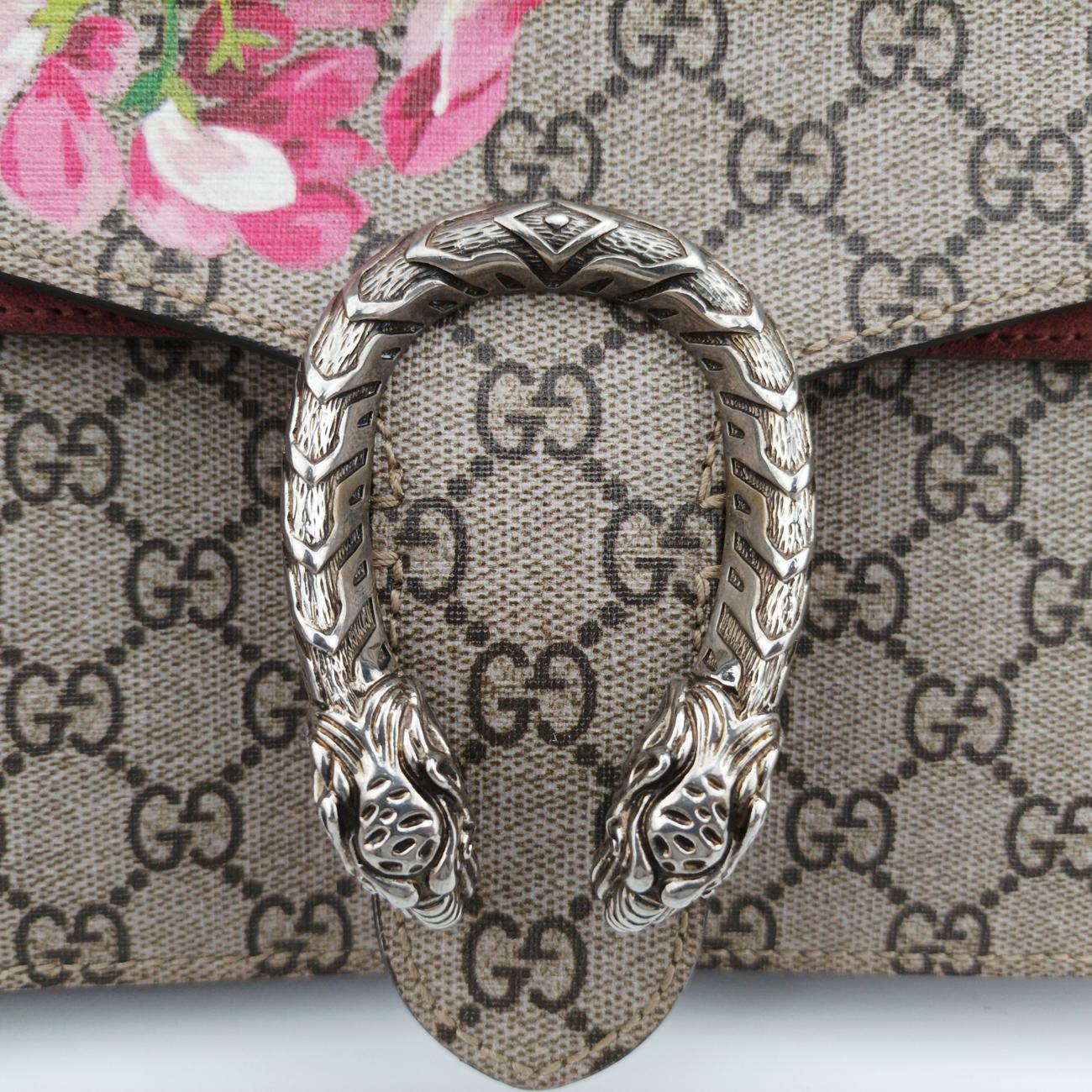 Dionysus BEIGE×RED×Multicolour PVC coated canvas × suede 400249 A018923992ディオニュソス ベージュ×レッド×マルチカラー PVCコーティングキャンバス × スエード 400249 A018923992