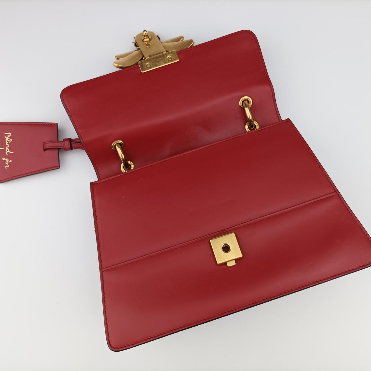 Queen Margaret Red Leather D025171925クイーン マーガレット レッド レザー 476541 D025171925