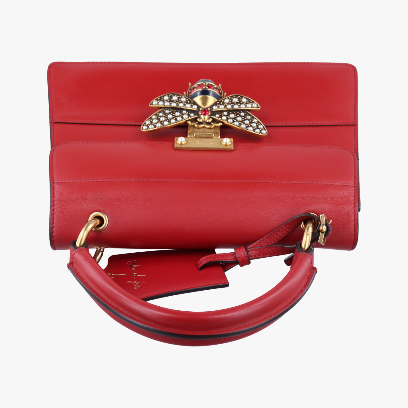 Queen Margaret Red Leather D025171925クイーン マーガレット レッド レザー 476541 D025171925