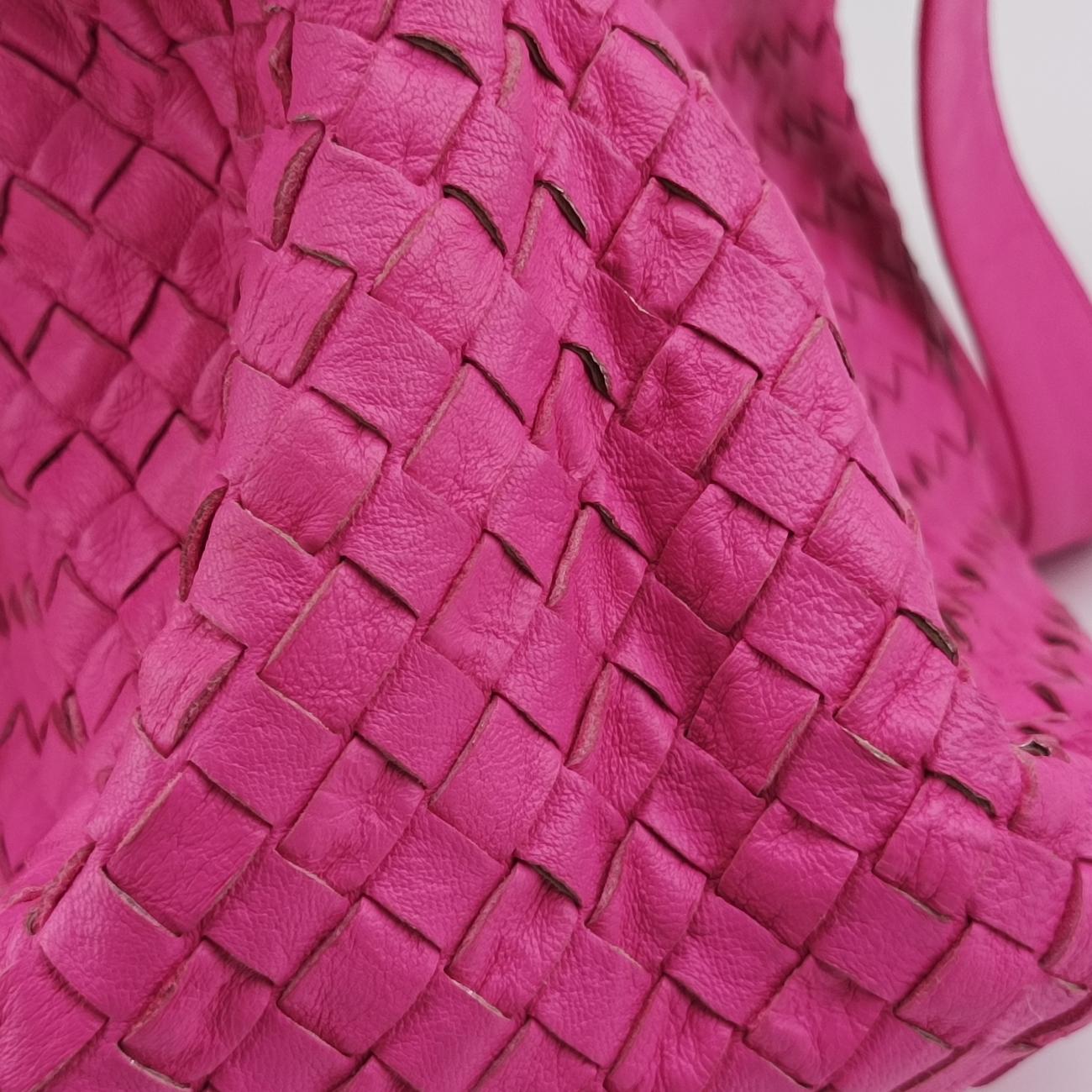 Intrecciato Pink lambskin B01662491Pイントレチャート ピンク ラムスキン B01662491P