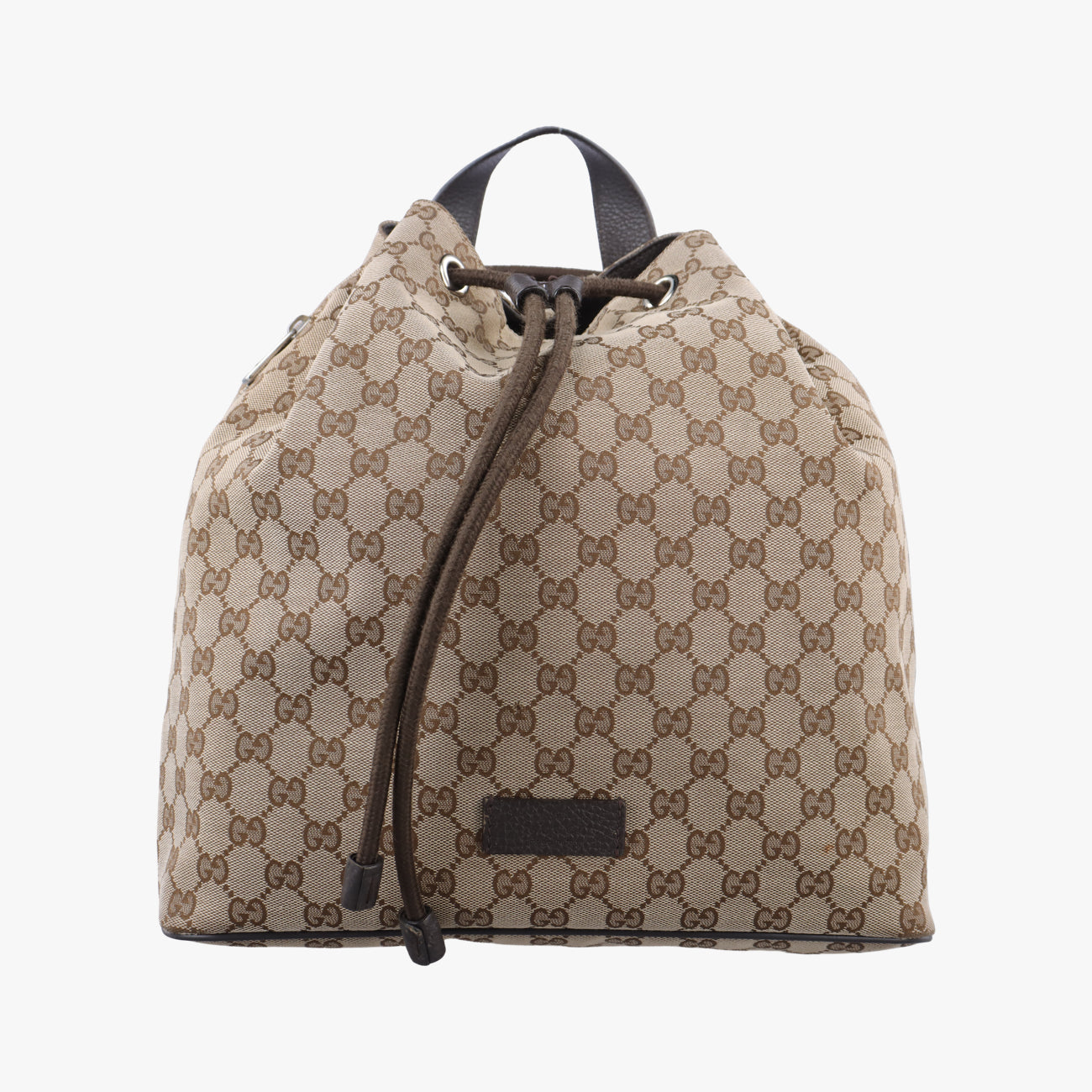 GG Drawstring Brown canvas E021222378GGドローストリング ブラウン キャンバス 449175 E021222378