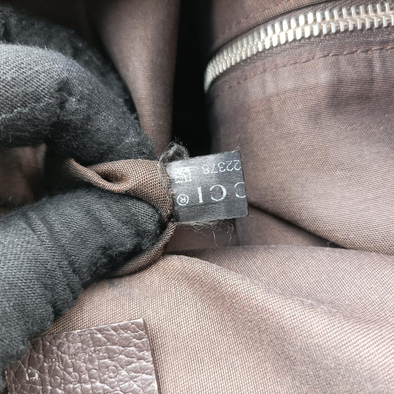 GG Drawstring Brown canvas E021222378GGドローストリング ブラウン キャンバス 449175 E021222378