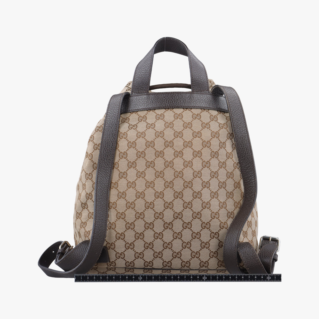 GG Drawstring Brown canvas E021222378GGドローストリング ブラウン キャンバス 449175 E021222378