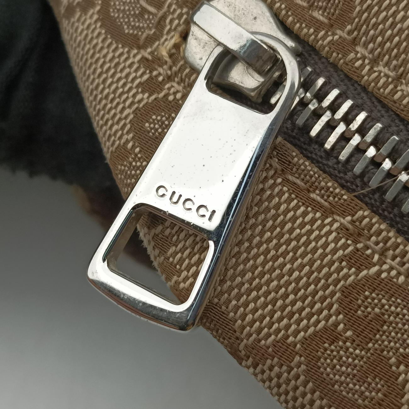 GG Drawstring Brown canvas E021222378GGドローストリング ブラウン キャンバス 449175 E021222378