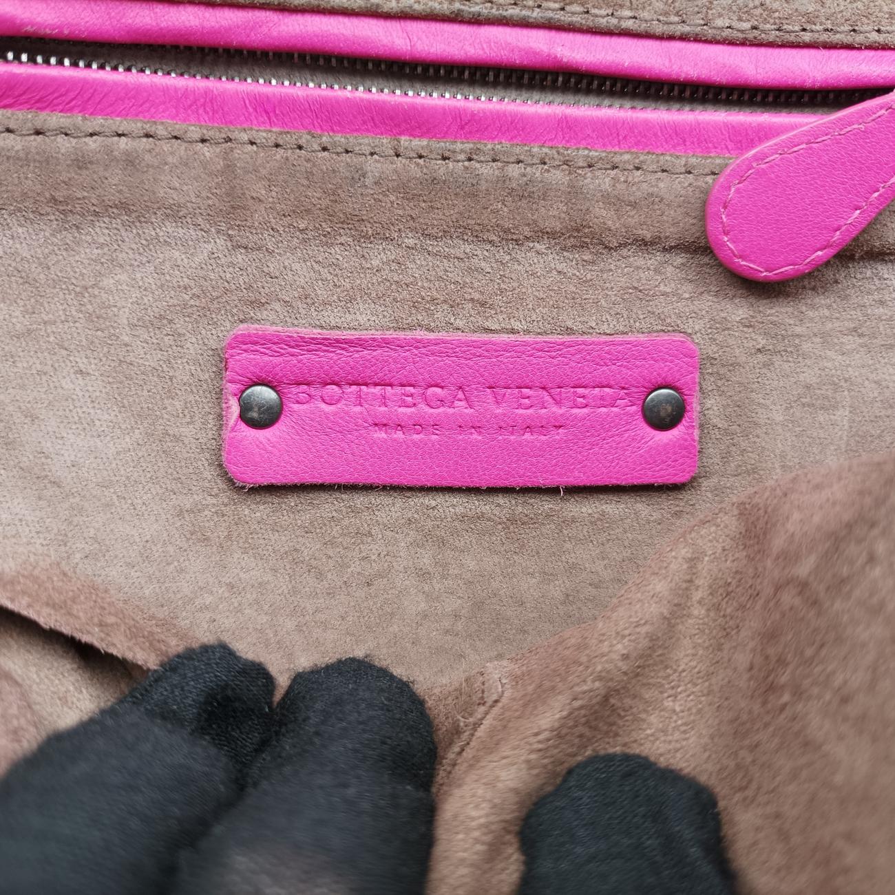 NODINI Intrecciato Rose lambskin B03406395Vノディーニ イントレチャート ローズ レッド ラムスキン B03406395V