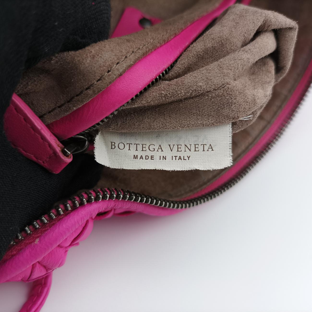 NODINI Intrecciato Rose lambskin B03406395Vノディーニ イントレチャート ローズ レッド ラムスキン B03406395V